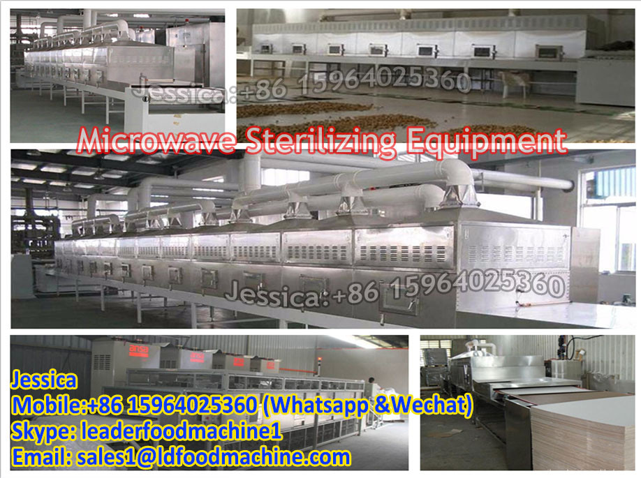 Microwave drying sterilizing machine device for dried fruit