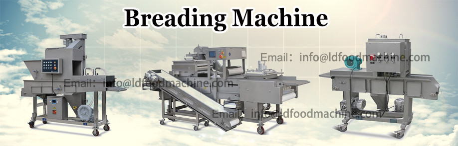 LD Instant Food Frying Line / Pre-dust, Batter, Breading, Frying / Efficient machinery