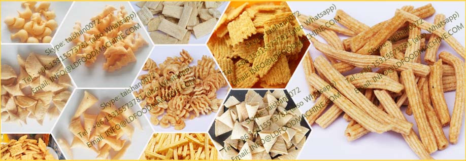 fried bugles snacks food extrusion make machinery