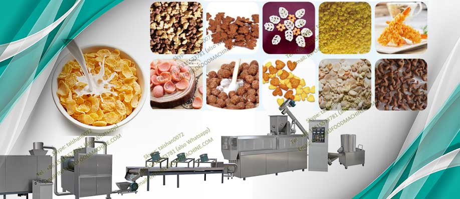 Low cost high profit cereal corn flakes extruder