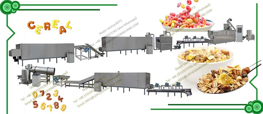 Food industry corn flaks make machinery