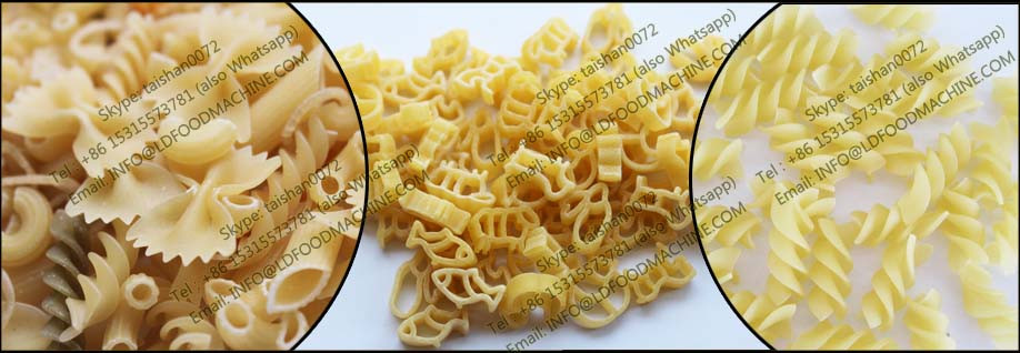 180kg/h Industrial Small Pasta Noodle make machinery