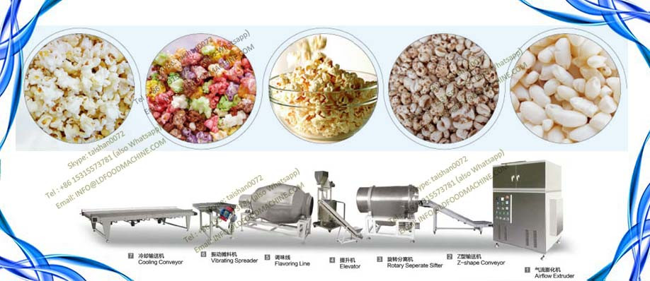 China Factory Price Flavored Popcorn machinery Hot Air Popcorn Maker for Sale
