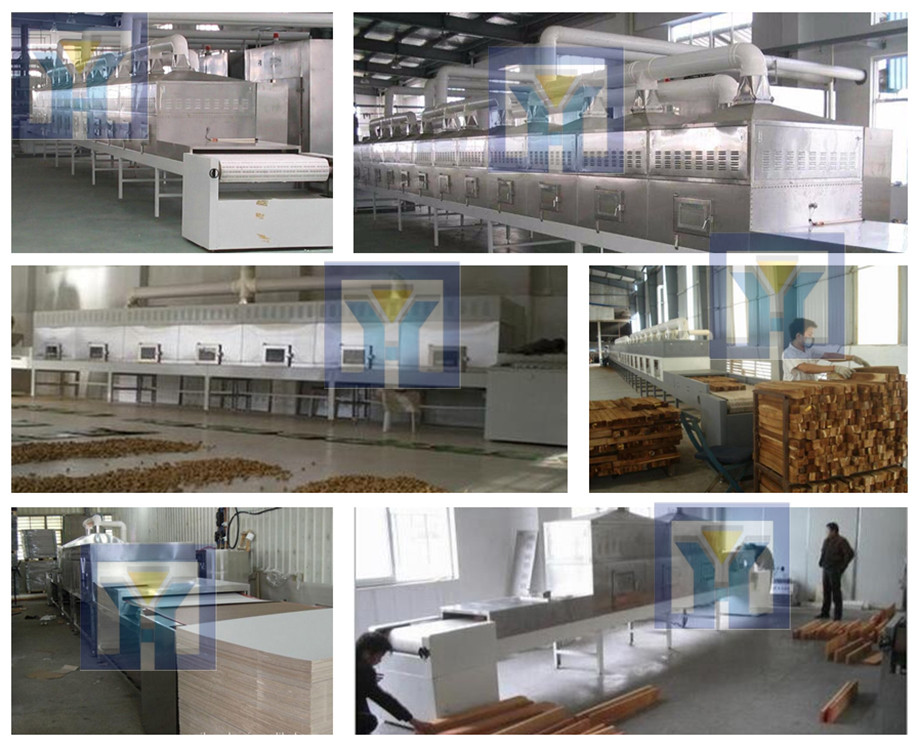 Industrial tunnel microwave drying machine for Man-made board