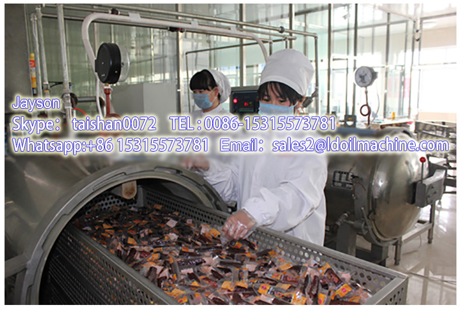 Full automatic best quality pulled figs sterilization machine