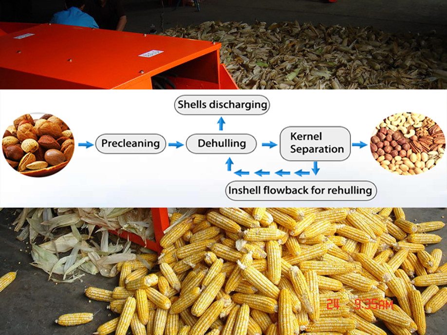 High Quality Low Price Stainless Steel Cocoa Bean Peeling Machine