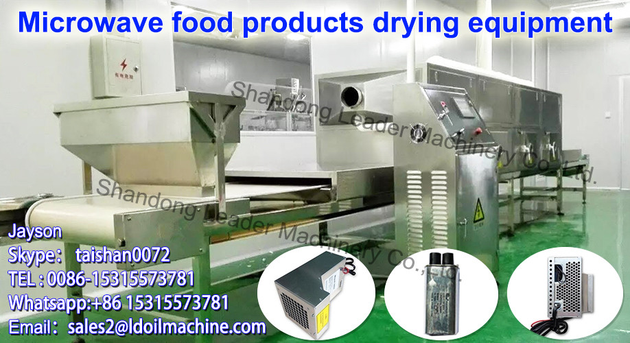 China supplier microwave drying machine for moringa leaves