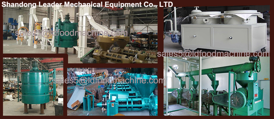 High efficiency equipment production of sunflower oil