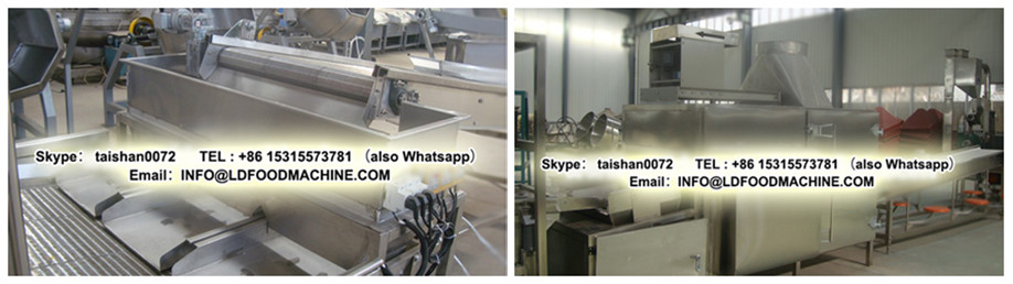 Electric And Gas Advance Professional Continuous Snack Fryer Production Line