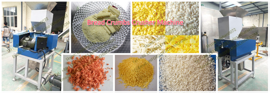 Automatic Yellow White Panko Japanese able Breadcrumbs Production Line