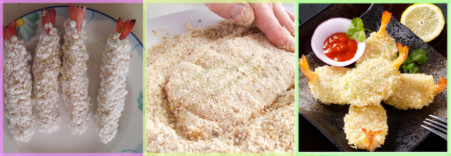 automatic china fried chicken panko bread crumbs crusher