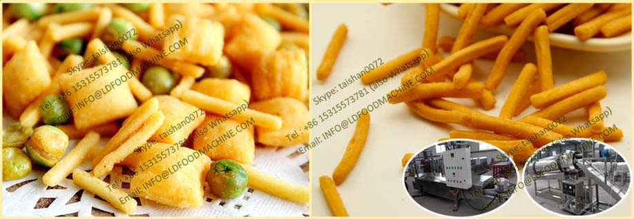 hot selling Extruded crisp Fried Flour Chips make machinery