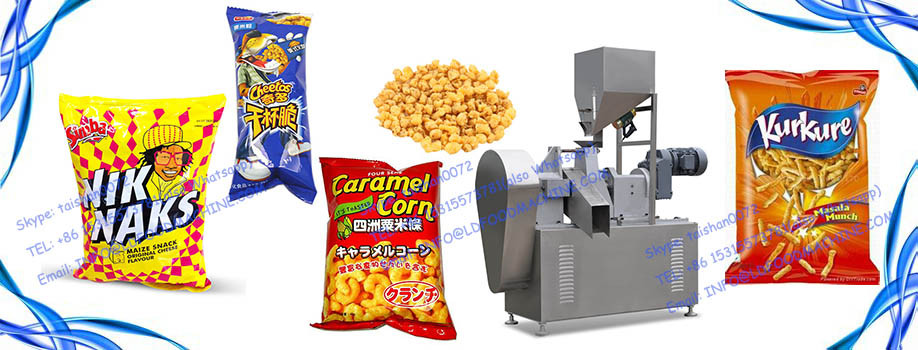 stainless steel cheetos kurkure nik naks extruder make machinery