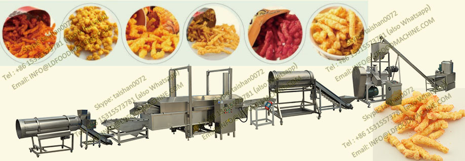 Chips Snacks/ Cereal Snack/Cheetos Extruder Flavoring machinery