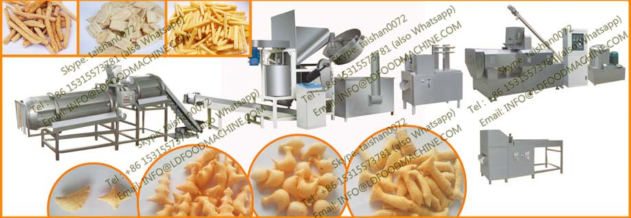 fried bugles snacks food extrusion make machinery