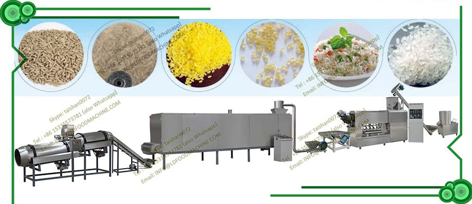 crisp Rice Snack Frying Nutritional or artificial rice food machinery