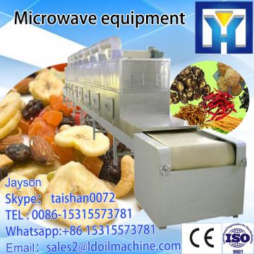 Industrial continuous microwave dryer and sterilizer oven for potato chips