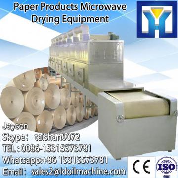 Conveyor belt microwave drying and cooking machine for prawns