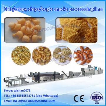 full automatic fried bugle twin screw extruder make machinery production line