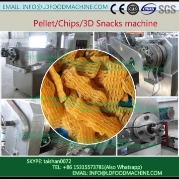 3D pellet corn starch pellet snacks food extrusion production line