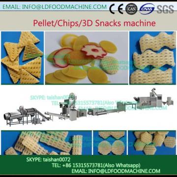 3D pellet corn starch pellet snacks food extrusion process line