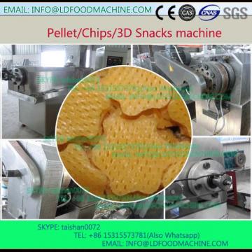 3D pellet corn starch pellet snacks food extrusion machinery