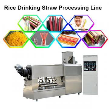 New material edible rice tapioca sucking tube equipment pasta straw process line rice flour drink pipe extruder