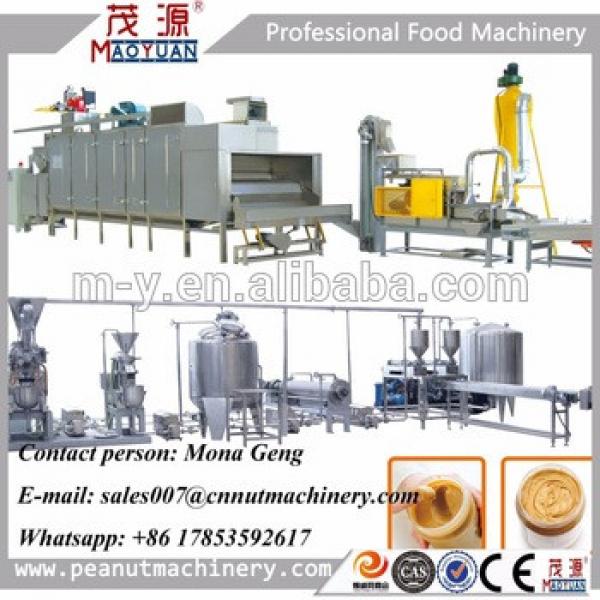 Automatic 200kg/h Peanut Butter/almond Production Line/processing Machine
