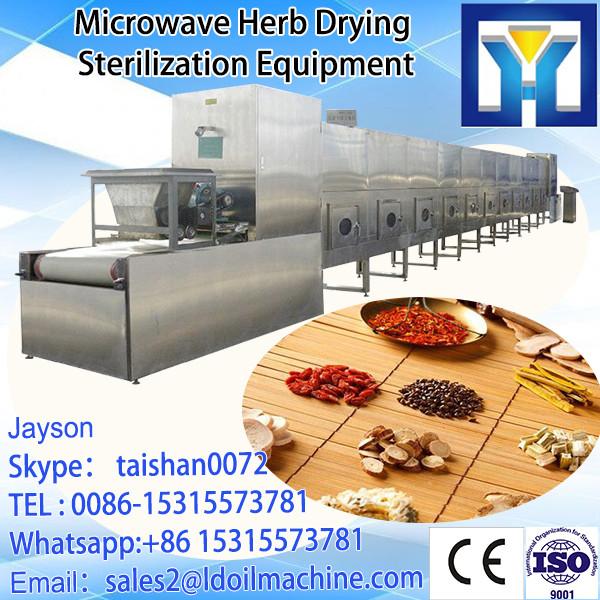 2015 hot style Industrial tunnel type microwave cordyceps sinensis sterilizing machine