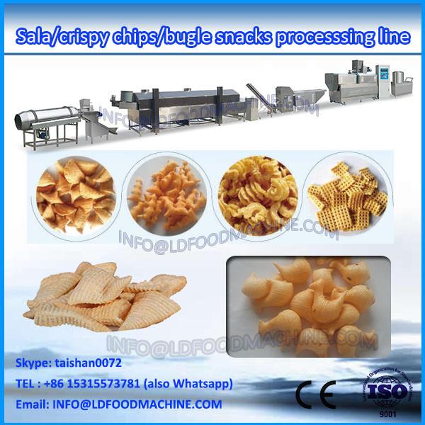 full automatic frying bugles extruder make machinery