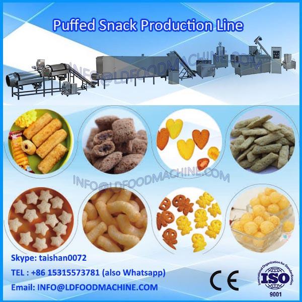Corn Puffed Expanded Snacks Food make machinery
